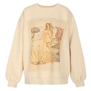 Selkie Venus Winter Sweatshirt in Oatmilk